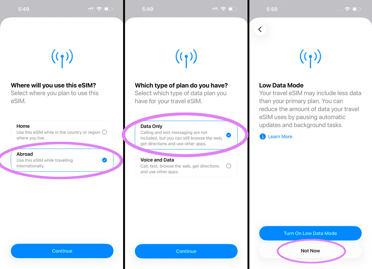 How to install an eSIM on an iPhone