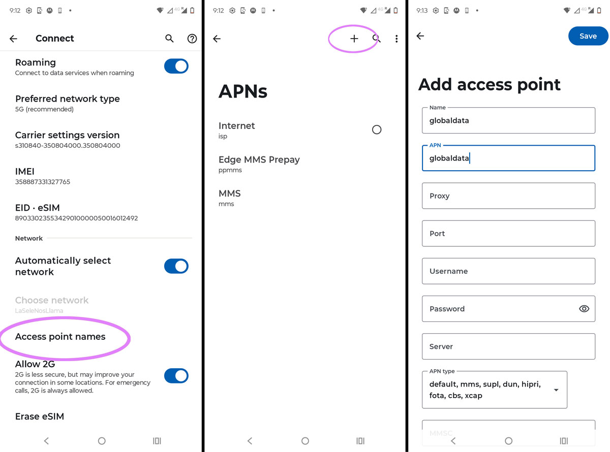 How to fix eSIM not connecting on Motorola phone
